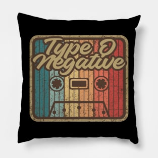 Type O Negative Vintage Cassette Pillow