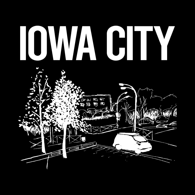 Cityscape Sketch Iowa City by flaskoverhand