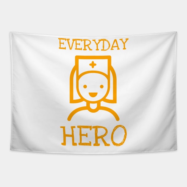 Nurses - our everyday heroes Tapestry by All About Nerds