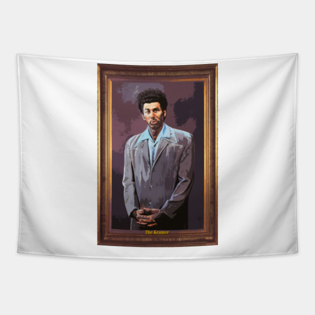 Cosmo Kramer Painting Poster Seinfeld Gobelin Teepublic Pl