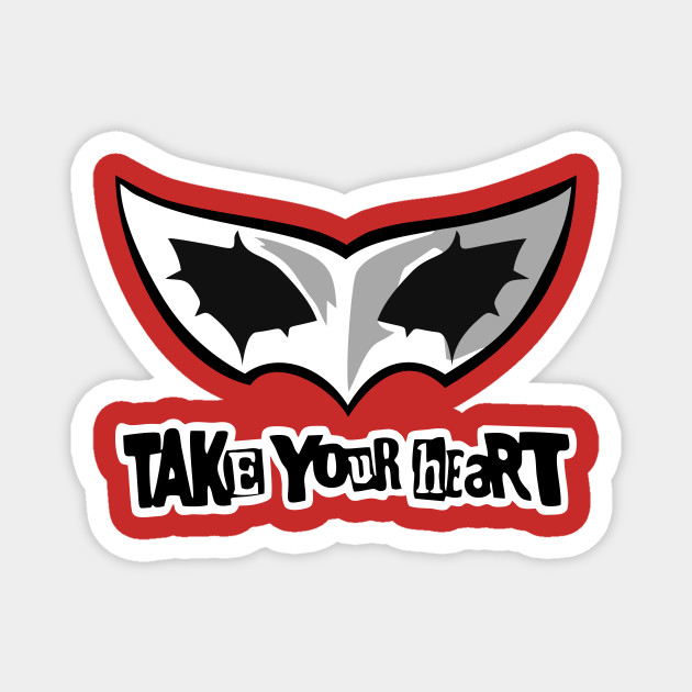 Mask Of Joker Will Take Your Heart Persona 5 Magnet Teepublic