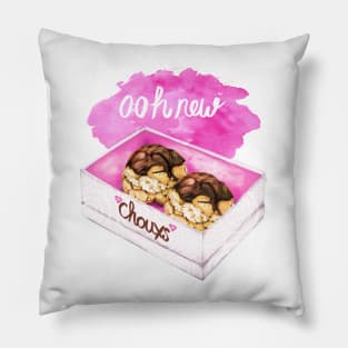 Cute Food Pun - New Chouxs/shoes Pillow