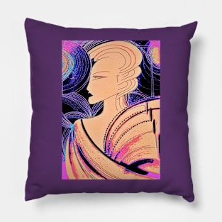 THE NIGHT OF ART DECO Pillow