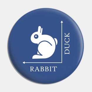 Duck Rabbit Illusion Pin