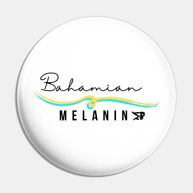 Bahamian Melanin Pin by Melanictees