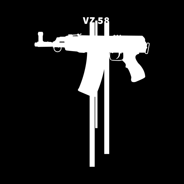 White lines Assault rifle VZ-58 by YujiVI