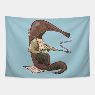 Cartoon anteater Tapestry