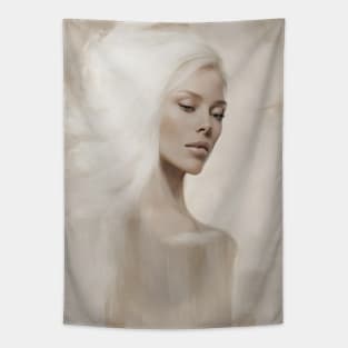 Feminine Abstract Woman Tapestry