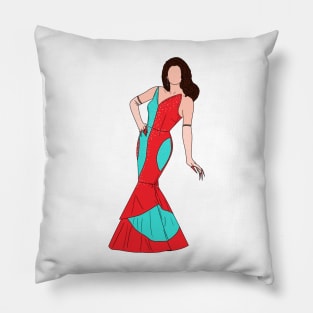 Scarlet Envy Pillow