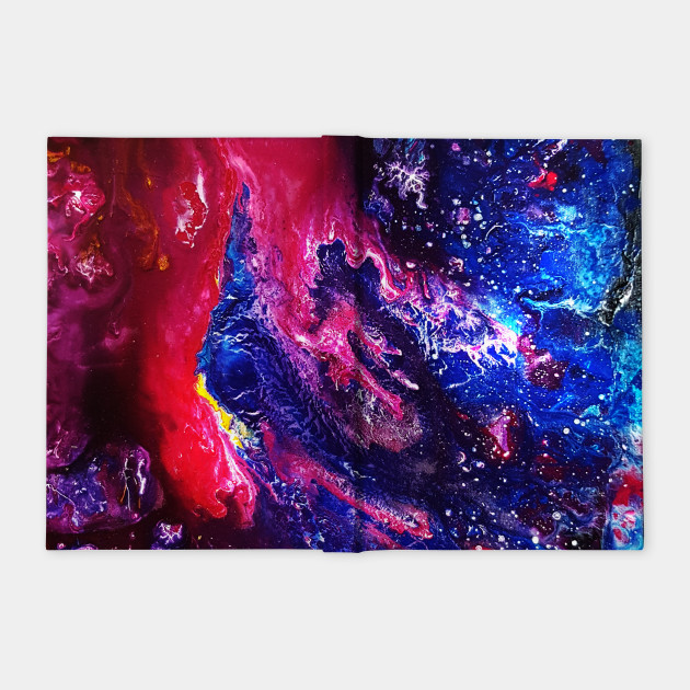 Galaxy Acrylic Painting Part 2 Galaxy Notebook Teepublic