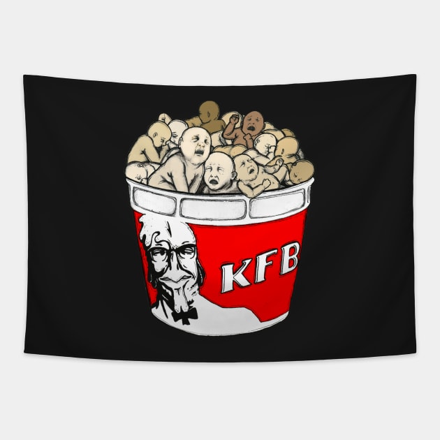 Kentucky Fried Babies Tapestry by milouluci