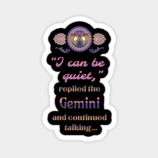 Ironic astrological quotes: Gemini Magnet