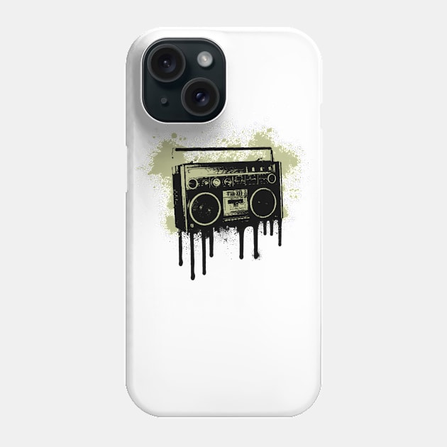 Portable Stereo Splatter Phone Case by JohnLucke