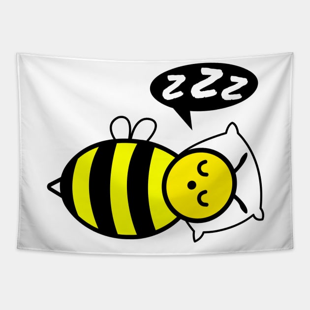 Slumber Sleepy Bee Tapestry by ChrisWilson