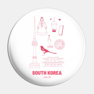 Sounth Korea Pin