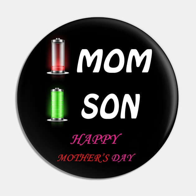 Happy mother's day mom son Pin by Trendy_Designs