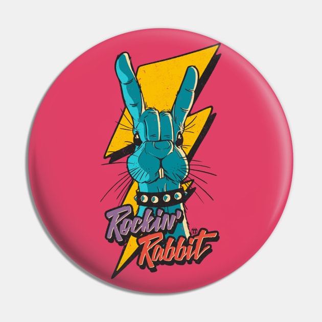 Rockin Rabbit Pin by Getsousa