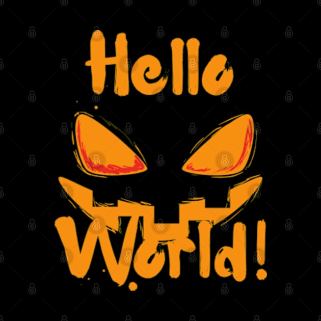 Halloween scary spirit hello world by SYAO