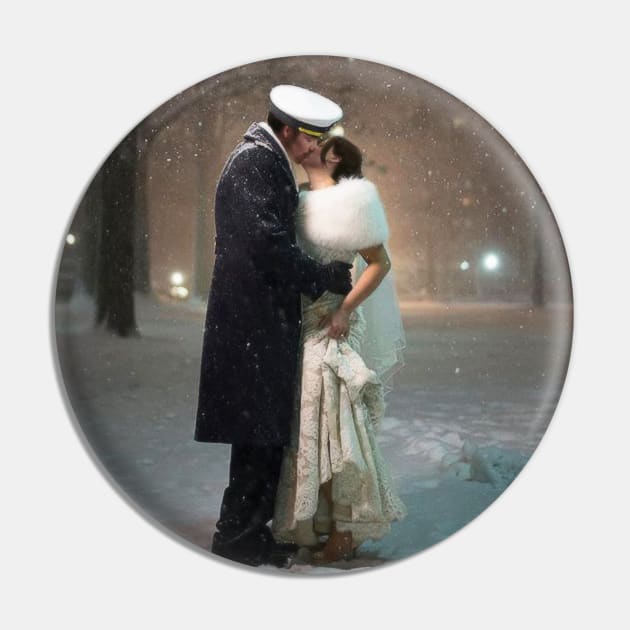 winter wedding kiss Pin by willow141