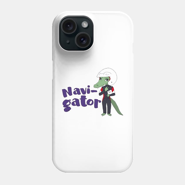 Navi-gator Phone Case by Becky Best Art