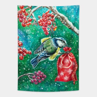 Season's Greetings Tapestry