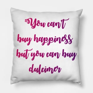 Dulcimer Happiness Pillow