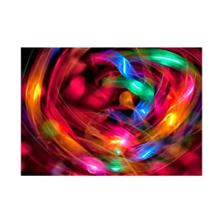 A heart of colorful lights in motion T-Shirt