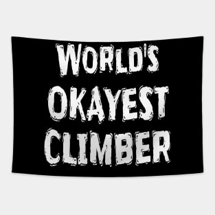 World's OKAYEST CLIMBER  Tapestry