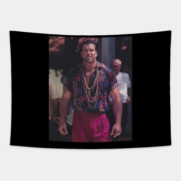 RETRO SCOTT HALL Tapestry by N0P3K