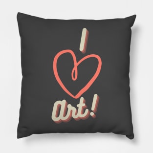 I "Heart" Art Pillow