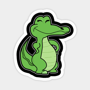 Comic Crocodile Magnet