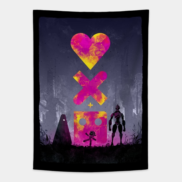 Love Death Robots Tapestry by nabakumov