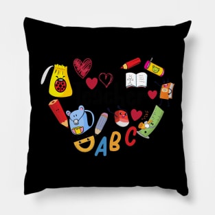 Teacher Heart Pillow