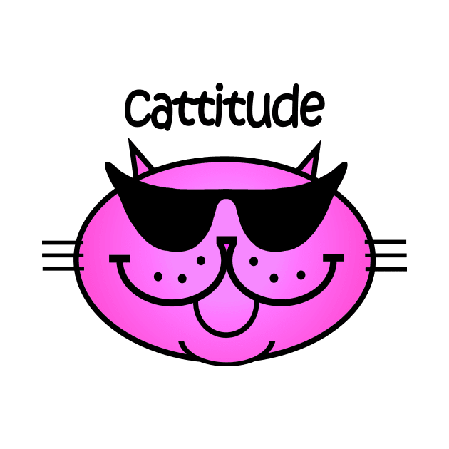 Cattitude 2 - Pinky by RawSunArt