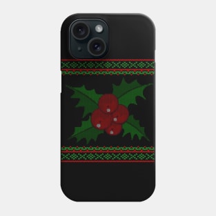 Knitted Mistletoe Phone Case