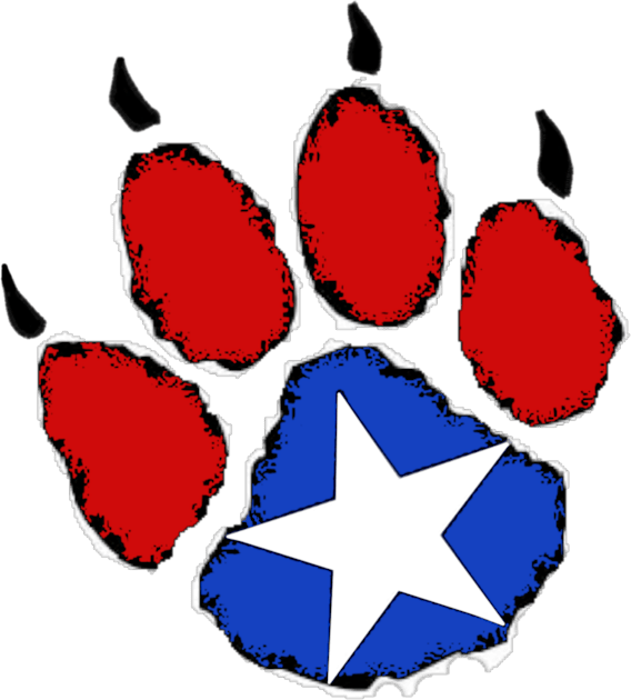 Patriot Paw Kids T-Shirt by MoonClone