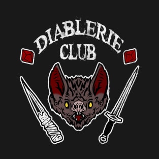 Diablerie Club - White Text T-Shirt