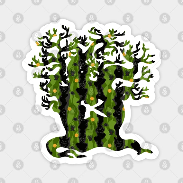 Hexxus Pattern Tree Magnet by SpectreSparkC