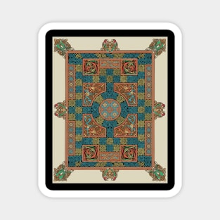 Lindisfarne Gospels Page Magnet