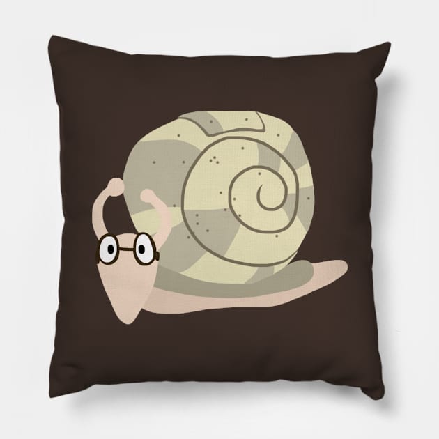 Snail Pillow by ElviaMontemayor