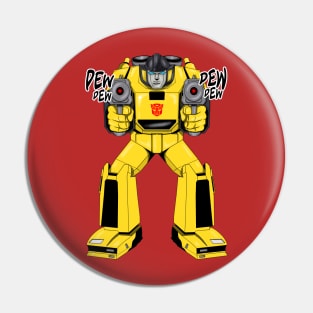 Transformers Sunstreaker G1 Pew Pew Pin