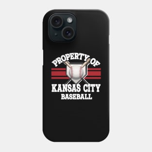 Proud Name Kansas City Graphic Property Vintage Baseball Phone Case