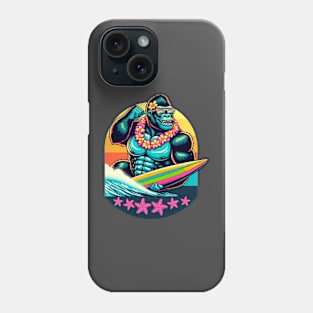 Retro Gorilla Surfer Phone Case