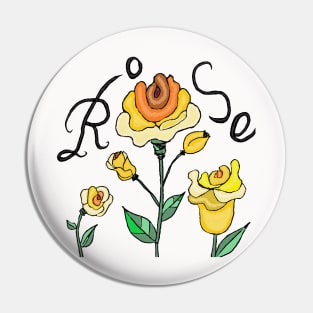 yellow roses, oil painting Pin