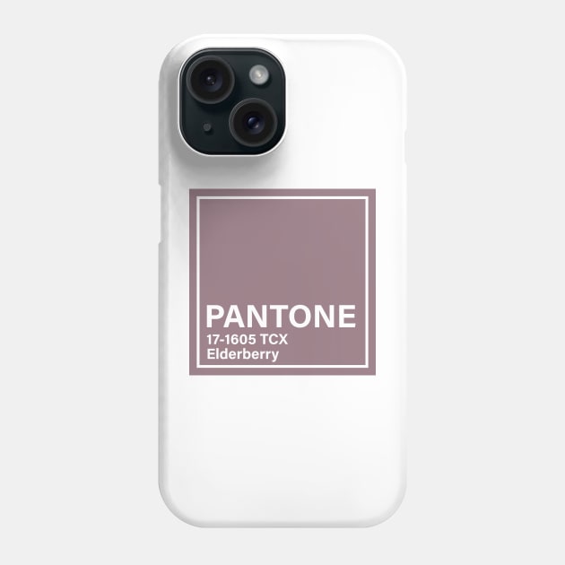 pantone 17-1605 TCX Elderberry Phone Case by princessmi-com