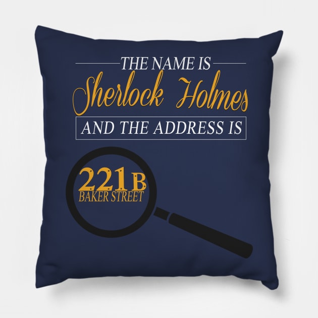 221B Baker Street Pillow by forgottenlexi