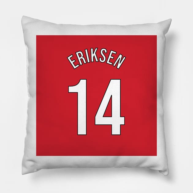 Eriksen 14 Home Kit - 22/23 Season Pillow by GotchaFace