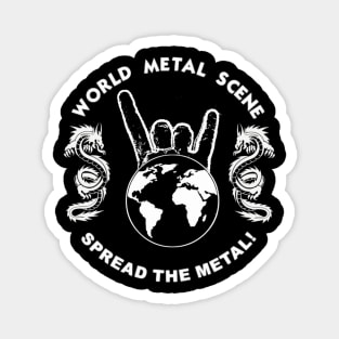 World Metal Scene Magnet