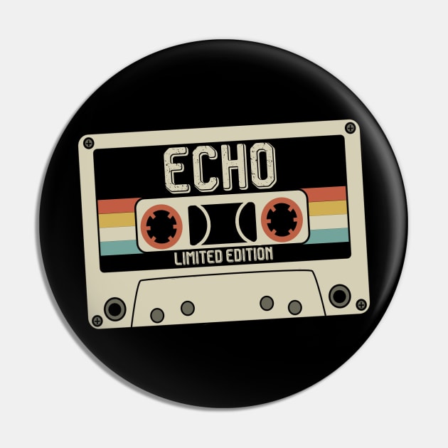 Echo - Limited Edition - Vintage Style Pin by Debbie Art
