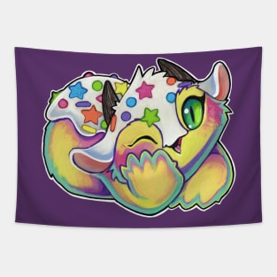 Rainbow sprinkles puffling Tapestry